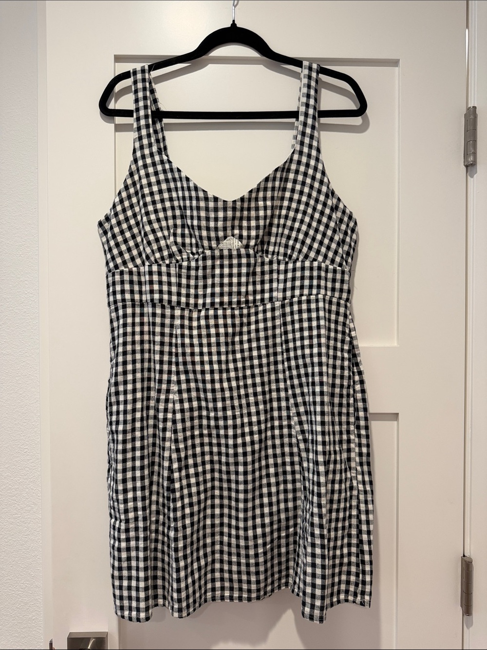 Black and White Gingham Dress
